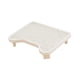 thumbnail image 2 of Rampa para caja de arena para gatos, alfombrilla para arena para gatos, resistente, ligera, fácil de limpiar, elevada para Blanco, 2 of 8