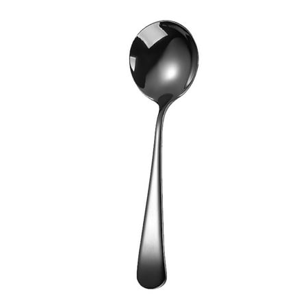 

Fjofpr 6.2 Inch Length Stainless Steel Spoons Portable Handle Soup Spoons Kitchen for Home Decorations