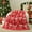 Red Bow, variant on Candy Cane Throw Blanket Red Christmas Blanket 50x60 inches, Ultra Soft Cozy Decorative Throw Blanket for Couch, Sofa and Bed for Christmas