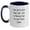 White/Navy, variant on Funny Advisor Dad Two Tone Coffee Mugs, Gifts from Men to Friends, Family and Colleagues, Christmas Unique Presents