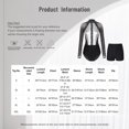thumbnail image 7 of Doomiva Womens Sparkling Rhinestones Gymnastics Leotards with Shorts Outfits Unitards Biketards Black M, 7 of 7