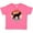 Hot Pink, variant on Inktastic German Shepherd Silhouette Vintage Retro Boys or Girls Toddler T-Shirt