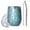 Blue Cartoon Unicorn-2, variant on 12oz Stemless Wine Tumblers Black Cartoon Colorful Unicorn Pattern Vacuum Insulated Stainless Steel Travel Tumbler Cups Mug with Lid and Straw for Champaign,Cocktail,Beer with Cleaning Brush