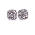 thumbnail image 1 of Pendientes de succión con imán de racimo de cristal sin agujero Pendientes de moda urbana para hombres y mujeres Pendientes de moda de cristal de piedra, 1 of 5