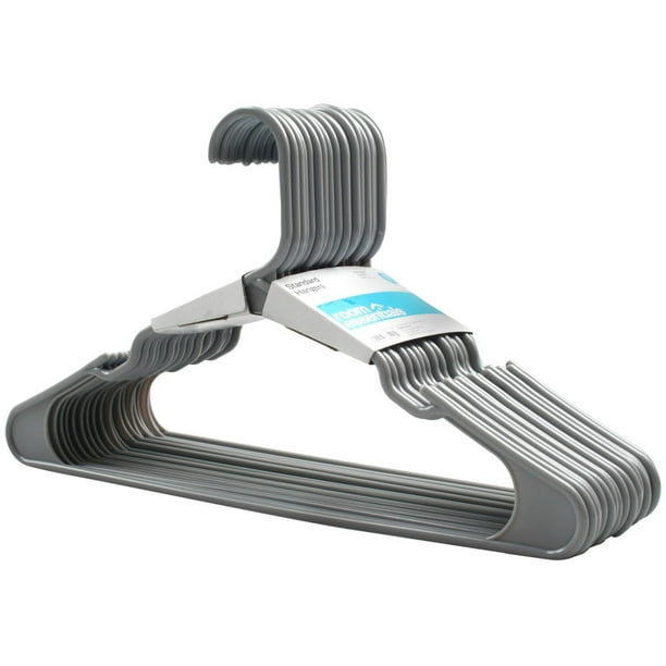 Room Essentials Plastic Hangers (18 pack Grey)