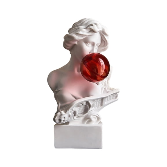 Funny Resins Blowing Bubble Greek Figurine Classical Art Sculpture for Party Decors and Bedroom Living Room Ornament