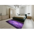 thumbnail image 4 of Ahgly Company Indoor Rectangle Patterned Purple Monster Purple Area Rugs, 2' x 3', 4 of 6