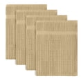 thumbnail image 3 of Home Weavers Willow Bath Towels Set of 4, 100% Cotton Zero Twist, 630 GSM, Soft Absorbent Quick Dry, 27x54 inch, Linen, 3 of 8
