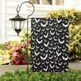 thumbnail image 3 of Black Halloween Bat Silhouettes Fall Garden Flags 12.5"x18" Double Side,Small Yard Flags for Outside,Outdoor Fall Decor,Autumn Funny Garden Flag Yard Decoration, 3 of 4