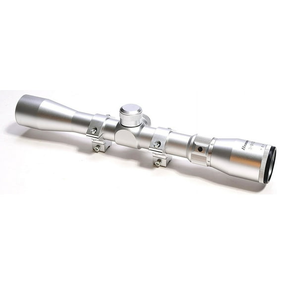 Hammers 10/22 Auot 597SS Riflescope 3-9x32 Stainless Silver with 22 Dovetail Rings
