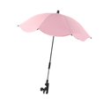 thumbnail image 2 of Sombrilla para cochecito de bebé, moderna, impermeable, para viajes, caminatas y exteriores. rosa, 2 of 9