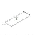 thumbnail image 3 of Furinno Rossi 18-Inch Wall Mounted Floating Display Shelves, Espresso, Set of 6, 3 of 5