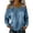 Blue -CR20, variant on Nestiefly Denim Cold Shoulder Jean Shirt Women Long Sleeve Strap Off the Shoulder Top Summer Casual Loose Adjustable Straps Shirt 2026 Blue L