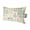 Cream, Beige, Ivory, variant on Green Palm Leaves Outdoor Pillows for Chaise Lounge Chair Waterproof Lumbar Pillows with Insert&Adjustable Strap Beach Headrest Pillow Retro Tropical Monstera Leaf Floral Grid Pool Pillow 11"x16"