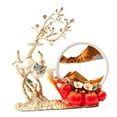 thumbnail image 3 of Tongina Deer Sculpture Quicksand Decor Ideal Gift Resin Moving Sand Art Liquid Motion Moving Sand Art Picture Decor for Desk Bedroom, 3 of 8