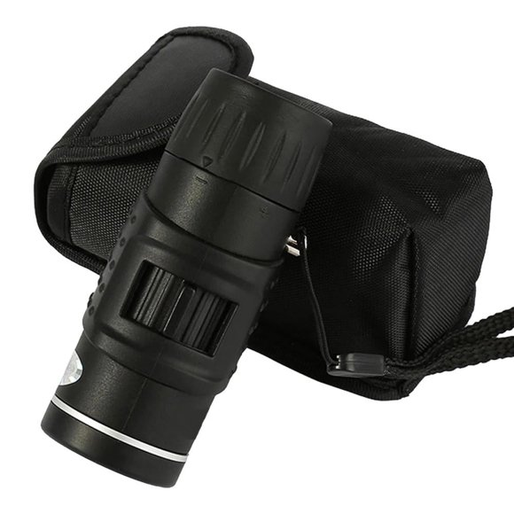 Télescope Monoculaire HD pour Adultes de Petite Taille 7x18 Spotting Monoscope en Plein Air Oiseau Regardant la Chasse Observation des Étoiles Lunette avec Sac de Transport et Sangle Stable
