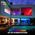 thumbnail image 4 of Bell + Howell Bedroom 10" USB Powered Color Changing LED Bulb Tape Light in16 Colors, 4 Modes with Remote Control, 4 of 7