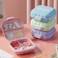 thumbnail image 4 of Light Weight 7 Compartment Pills Container Organiser Dustproof Design Case Leakproof Medication Box, 4 of 8