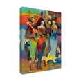 thumbnail image 2 of Trademark Fine Art 'Companeros de banda ' Canvas Art by Jessica Acunda, 2 of 3