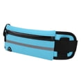 thumbnail image 1 of Running Belt, Diving Fabric Reflective Adjustable Elastic Belt Running Bag Breathable Waterproof  For Cycling For Gym For Runner Blue, 1 of 8