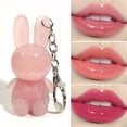thumbnail image 5 of Bunny Lip Gloss HighShine Mirror Lip Stain LongLasting NonStick Hydrating Tinted Lip Oil Plumping LipGlaze For Smooths JuicyLips 3ml, 5 of 6