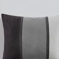 thumbnail image 6 of Madison Park Queen Size 7 Piece Faux Suede Comforter Set Black,Bed in a Bag,All Season Bed Set,Cozy and Lightweight, 6 of 14