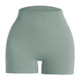 thumbnail image 6 of Bovemsi Women's Tummy Control Biker Shorts Fashion Solid Pant Leggings Pants Slim High Waist Sport Workout Athletic Leggings, 6 of 6