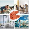thumbnail image 5 of Women's Thick Platform Cloud Slippers Yellow Orange orange, 5 of 5