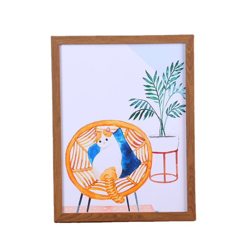 Large size wooden photo frame hanging wall photo wall rectangular