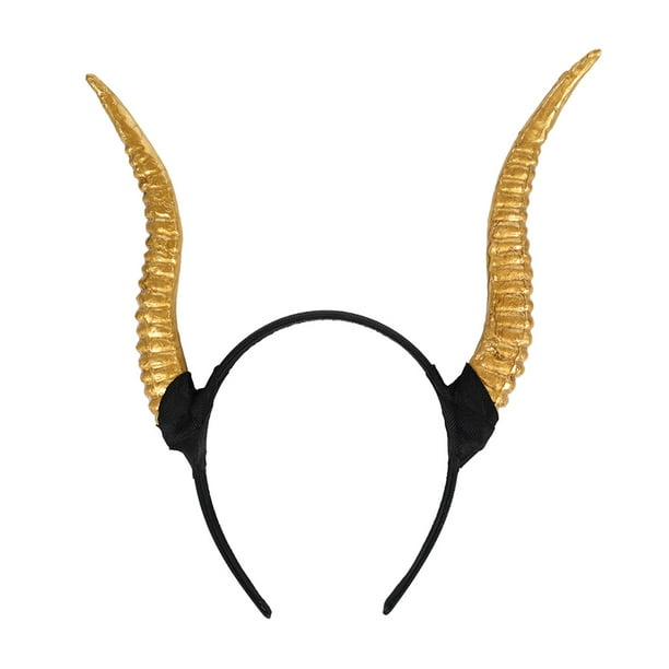 KAKOWELY Diadema con cuernos para disfraz de Halloween, divertida diadema para cosplay para mujer