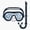 1pcs, variant on Aquaholic Swim Mask Snorkel Ocean Explorer Dive Slogan Sticker