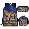 thumbnail image 1 of Student backpack three piece set cartoon backpack, 1 of 1
