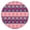 Bohemia (143), variant on Ultimate Boho Chic Round Table Cover, Elegant Floral Pattern with Full Elastic Edge, for 52 to 56 Inch Diameter Tables