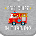 thumbnail image 4 of Inktastic Future Fire Chief in Training Boys or Girls Baby Bib, 4 of 4