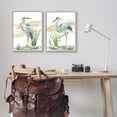 thumbnail image 2 of Stupell Industries Herons on Marsh Shore Animals & Insects Painting Gray Framed Art Print Wall Art, 16 x 20, Set of 2, 2 of 9