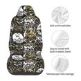 thumbnail image 5 of Yiaed Ink Graffiti Owl Print Car Seat Covers,Universal Auto Seats Protector Fits for Car,SUV Sedan,Truck,Automotive Seat Covers & Accessories(Two packs), 5 of 7