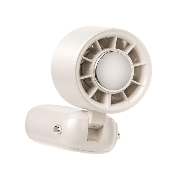Ventilador de bolsillo plegable, ligero y potente, ideal para camping, hogar y maquillaje. blanco