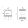 thumbnail image 2 of 2PCS Photo Frame Creative Wood Easel Shape Picture Frame Photo Display Frame, 2 of 9