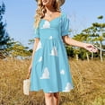 thumbnail image 4 of Vestido Tallahassee de manga corta Vestidos elegantes Vestido de verano mujer 2025 Vestidos de verano para mujer 2025 Vestido, 4 of 7