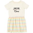 thumbnail image 3 of Inktastic Love You Smore Marshmallow Girls Toddler Dress, 3 of 5