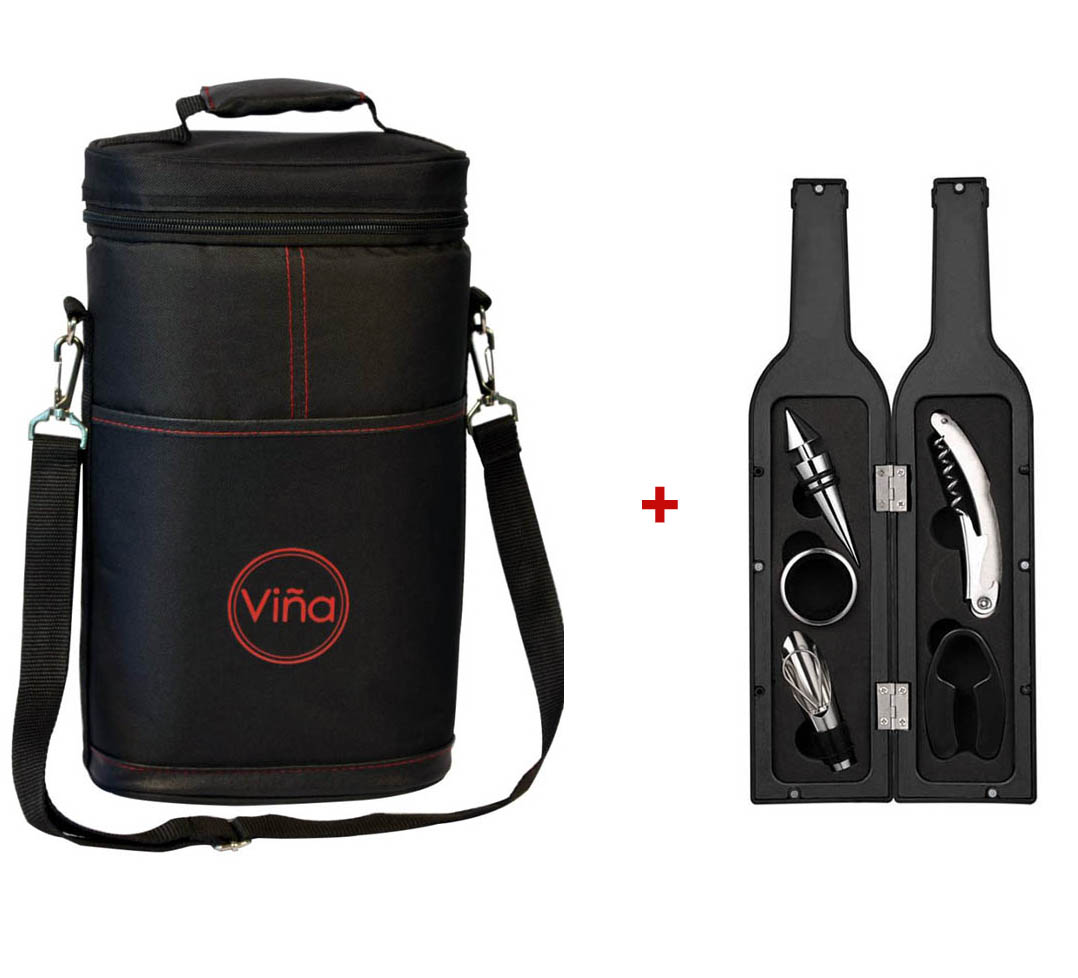 2 bottle cooler bag