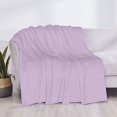 thumbnail image 4 of Manta de 152 x 127 cm, color lila y morado, suave, para sofá, sala de estar, cama, niñas y niños, decoración., 4 of 8