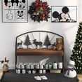 thumbnail image 4 of Industrial Shoe Rack Bench for Entryway, Rustic Upholstered Storage Bench with Shelves, Space-Saving for Small Spaces, 4 of 9