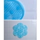 thumbnail image 4 of Kearding Cepillo de ducha de silicona en forma de flor, masajeador, cepillo para pies, piel muerta, alfombrilla antideslizante, alfombrilla de baño, Juegos de accesorios de baño azul Kearding HA6760-02, 4 of 6