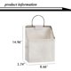 thumbnail image 2 of 2 bolsas de almacenamiento para colgar en la pared, cesta organizadora de escritorio, cesta de almacenamiento colgante de lino y algodón para cocina, dormitorio, sala de estar, triángulo brillar Electrónica, 2 of 5