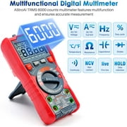 AstroAI Digital Multimeter, TRMS 6000 Counts Auto-Ranging Voltage Tester
