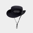 thumbnail image 2 of UTSJKR Sun Bucket Hats for Women Men Lightweight Breathable Packable Fisherman Hat Beach Cap with Adjustable Chin Strap Black, 2 of 4