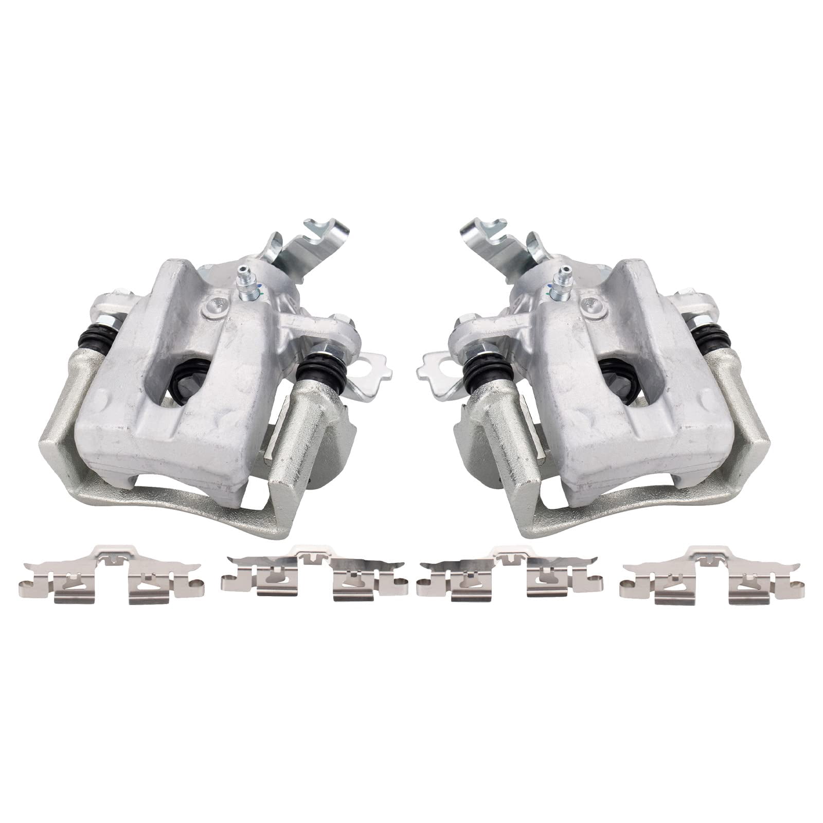TRQ Rear Brake Caliper Set Compatible with 2009-2010 Pontiac Vibe 2009-2013 Toyota Matrix