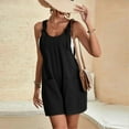 thumbnail image 4 of Women\'s Jumpsuits Rompers Comfortable Casual Suspender Shorts Suitable for Going Beach Side Wear, 4 of 4
