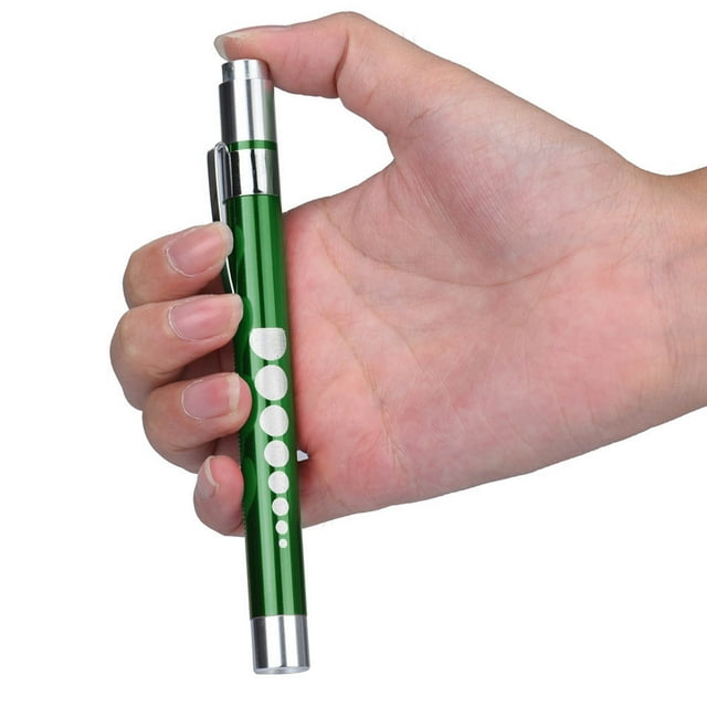 DPTALR LED Sanitary Pen Light Aluminum Alloy Pen Flashlight White Light Yellow Light Inspection Pupil Light For Oral Ophthalmology